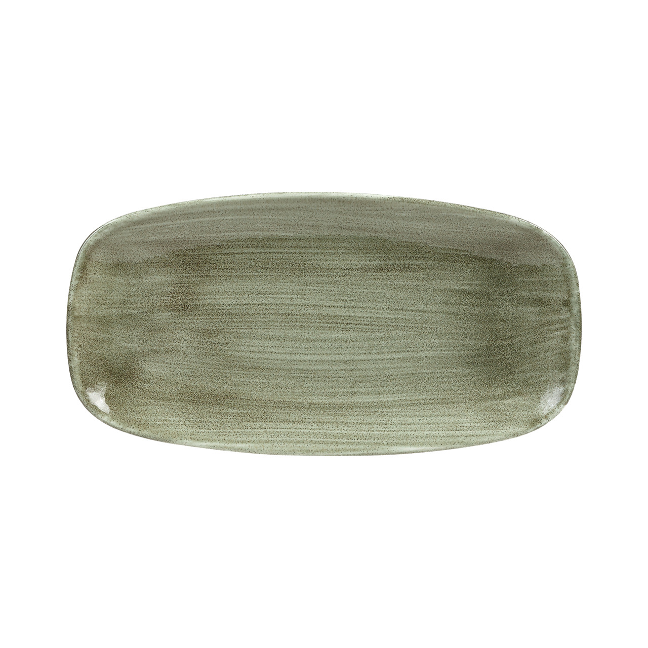 Stonecast Patina, Teller Chefs rechteckig 298 x 153 mm Burnished Green