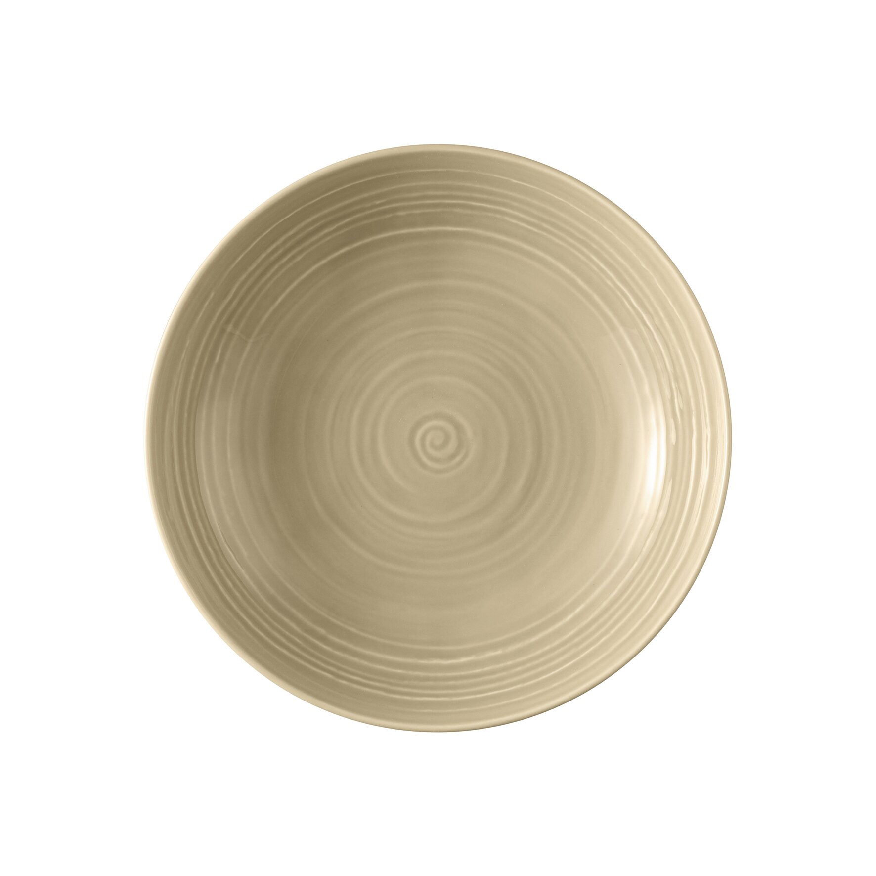Terra, Suppenteller mit Relief ø 212 mm sandbeige