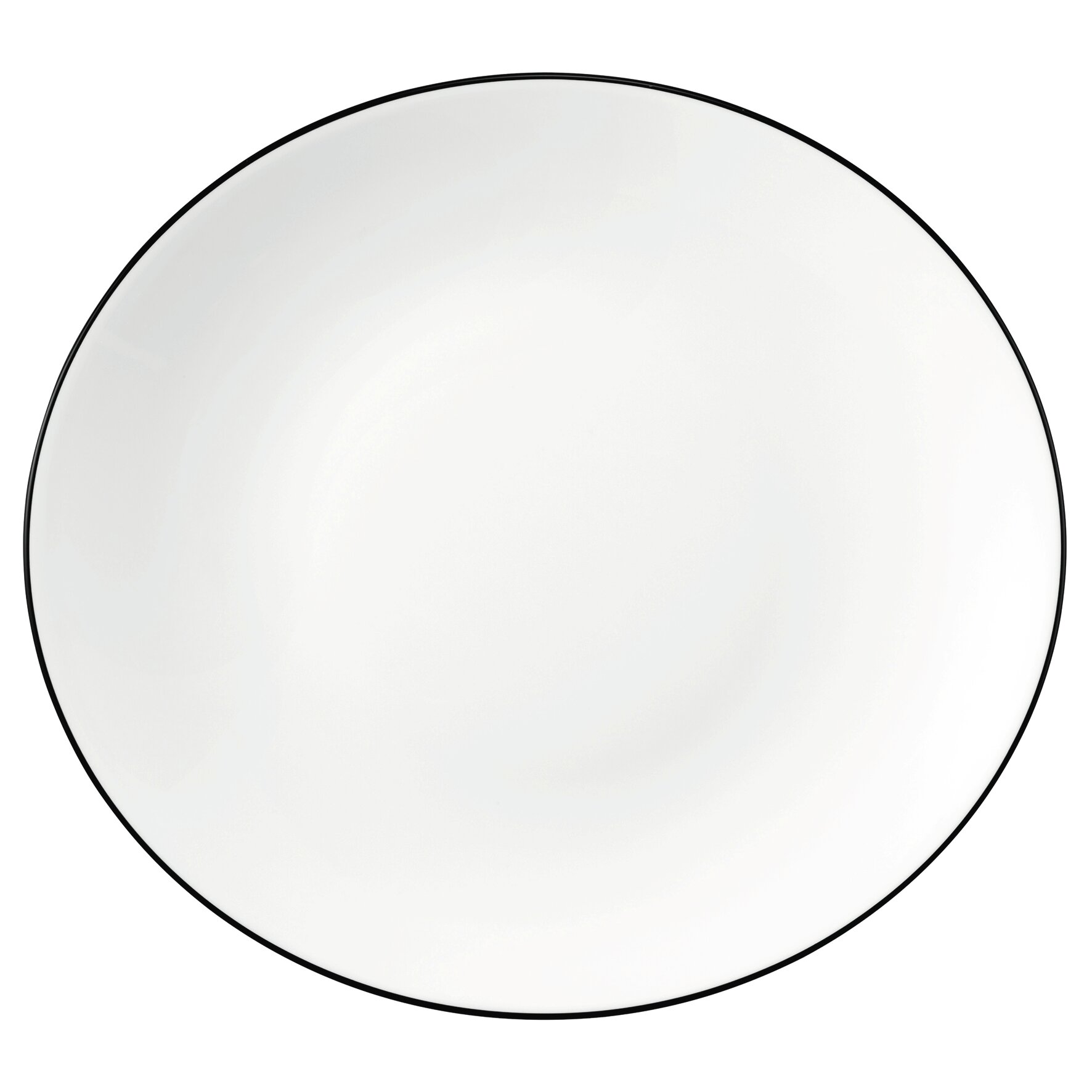 Modern Life, Speiseteller oval 302 x 277 mm Black Line