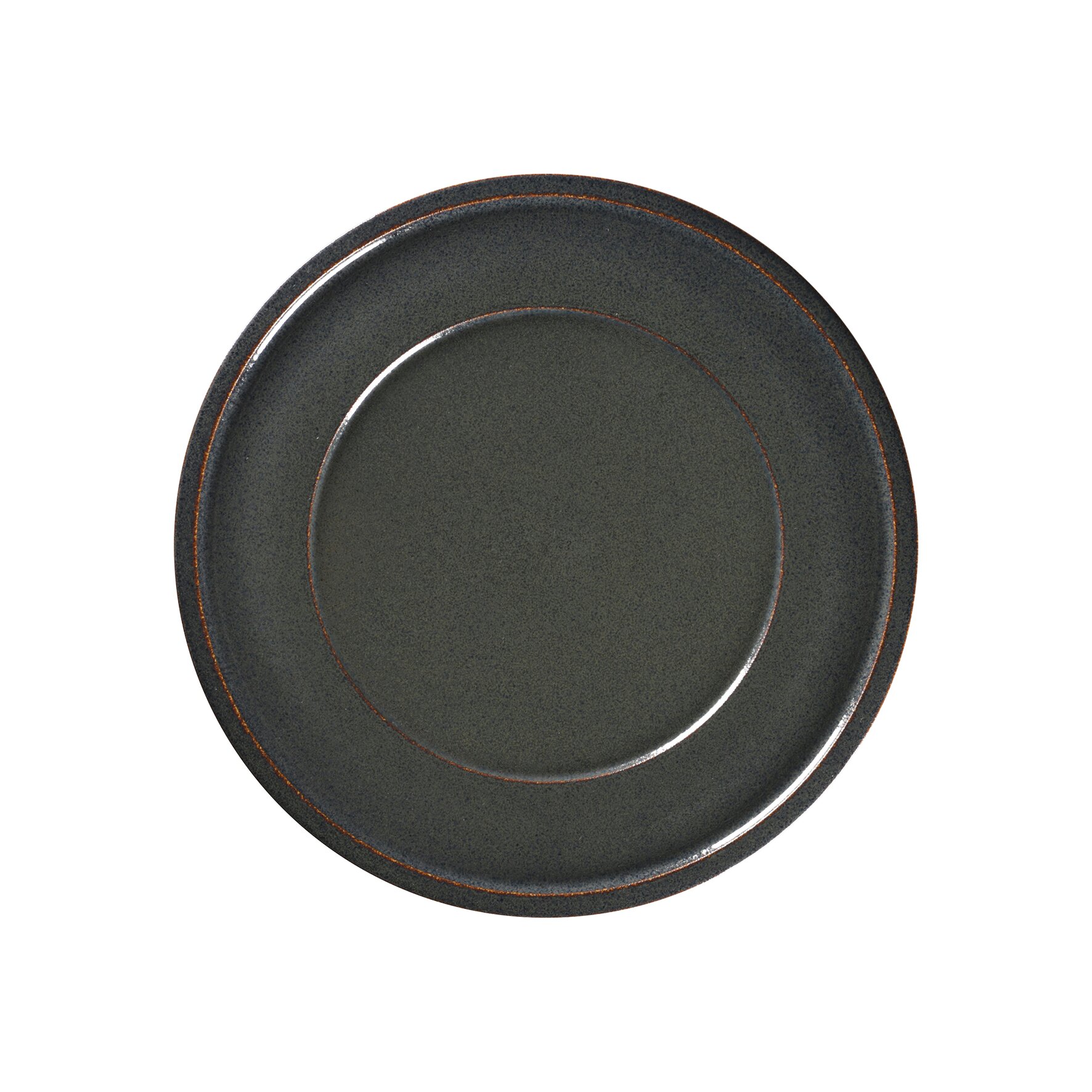 Ease, Teller flach mit Rand ø 276 mm caldera green