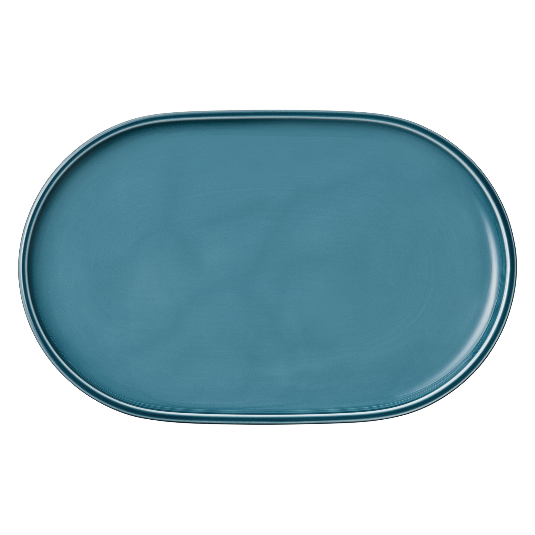 Companion, Coupplatte oval 300 x 194 mm petrol 