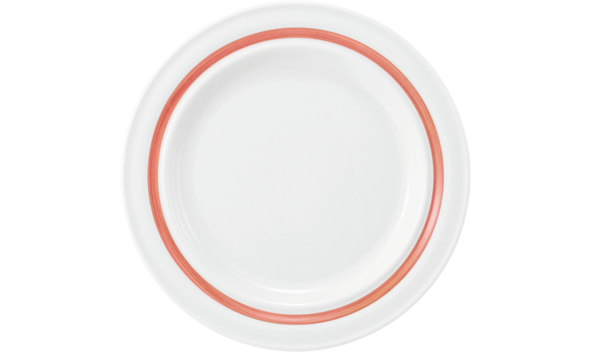 Community, Teller flach mit Fahne ø 231 mm Pinselband rot