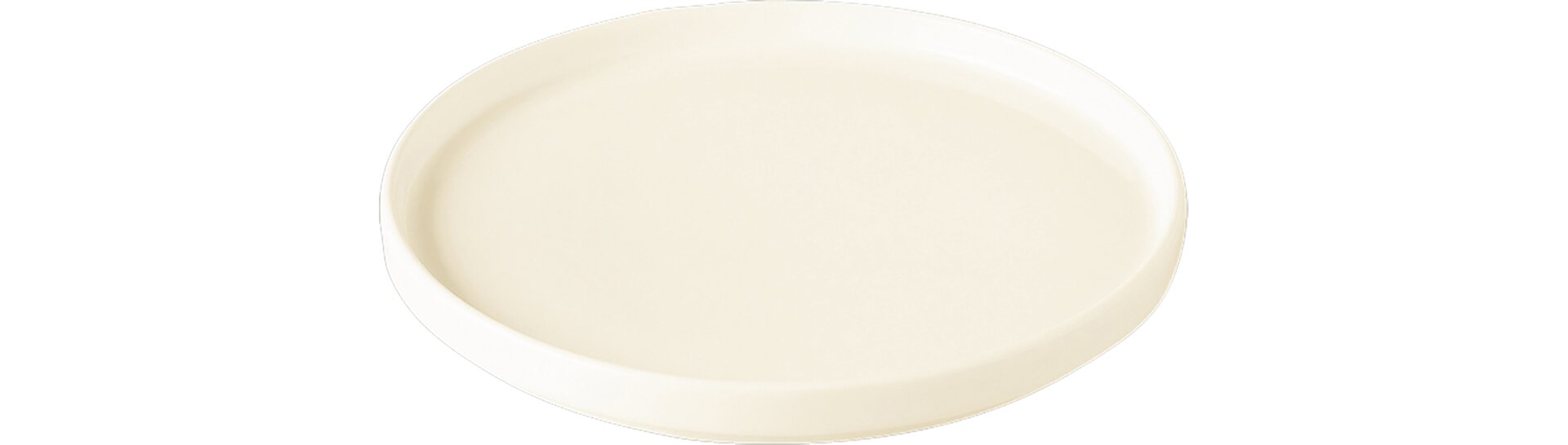 Nordic, Teller flach ohne Rand ø 227 mm creme auch als Deckel für Teller tief NODP23