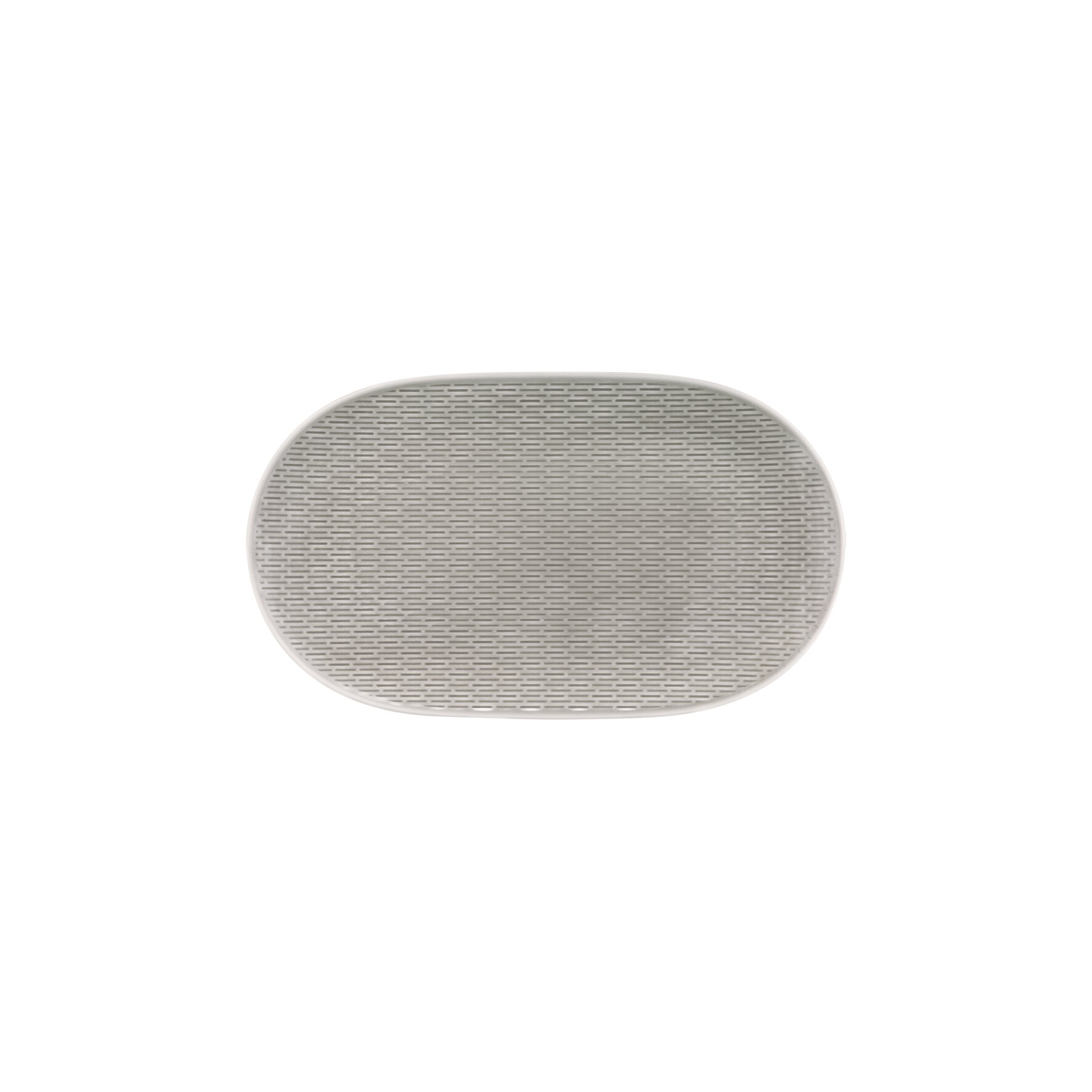 Scope Glow Gray, Coupplatte oval 231 x 152 mm / Relief
