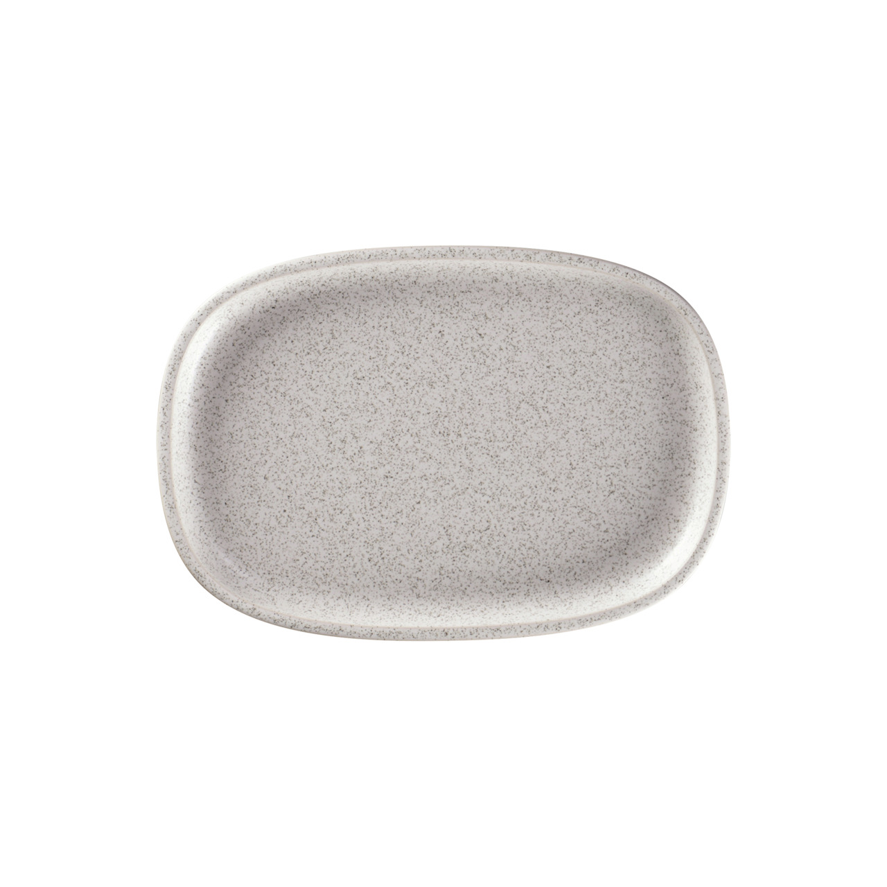 Ease, Platte oval flach 261 x 180 mm clay grey