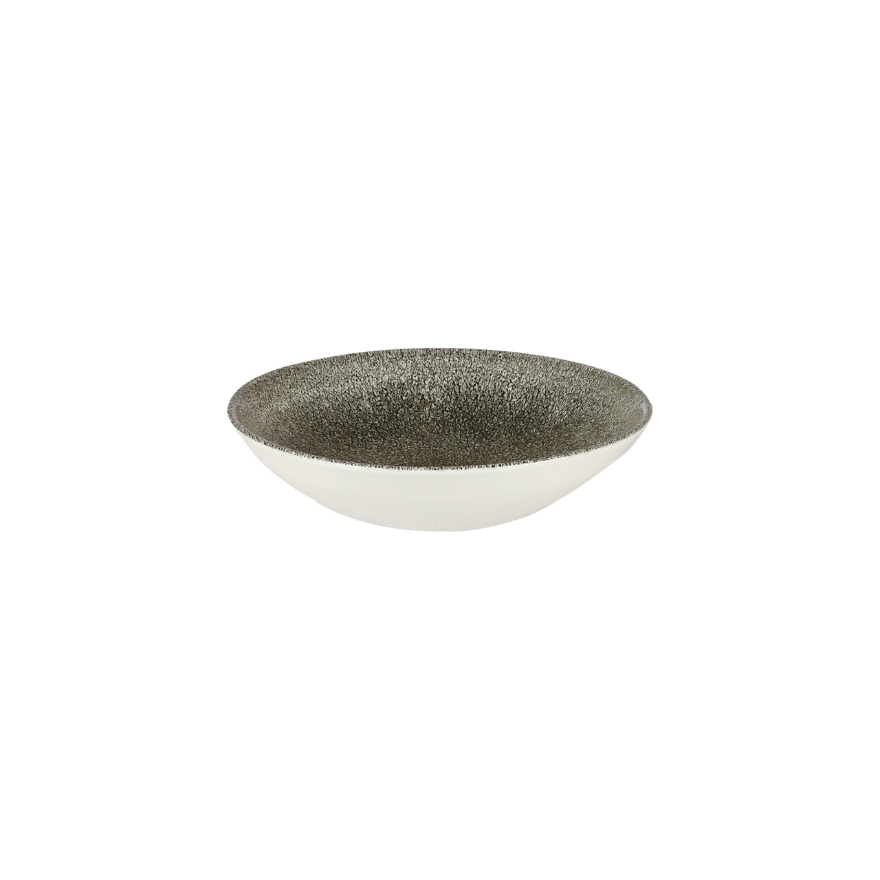 Studio Prints Raku, Bowl Coupe Evolve ø 182 mm / 0,43 l Quartz Black