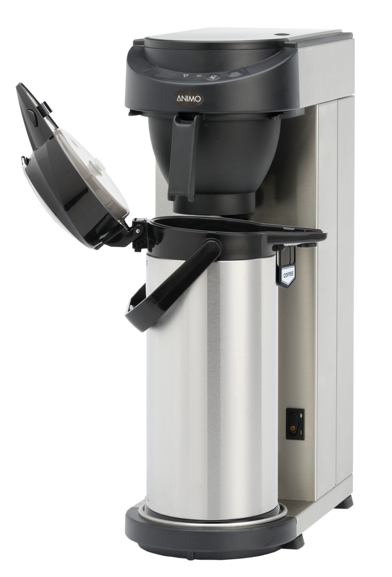 Filterkaffeemaschine 2,10 l schwarz ohne Pumpkanne / mit Wasseranschluss