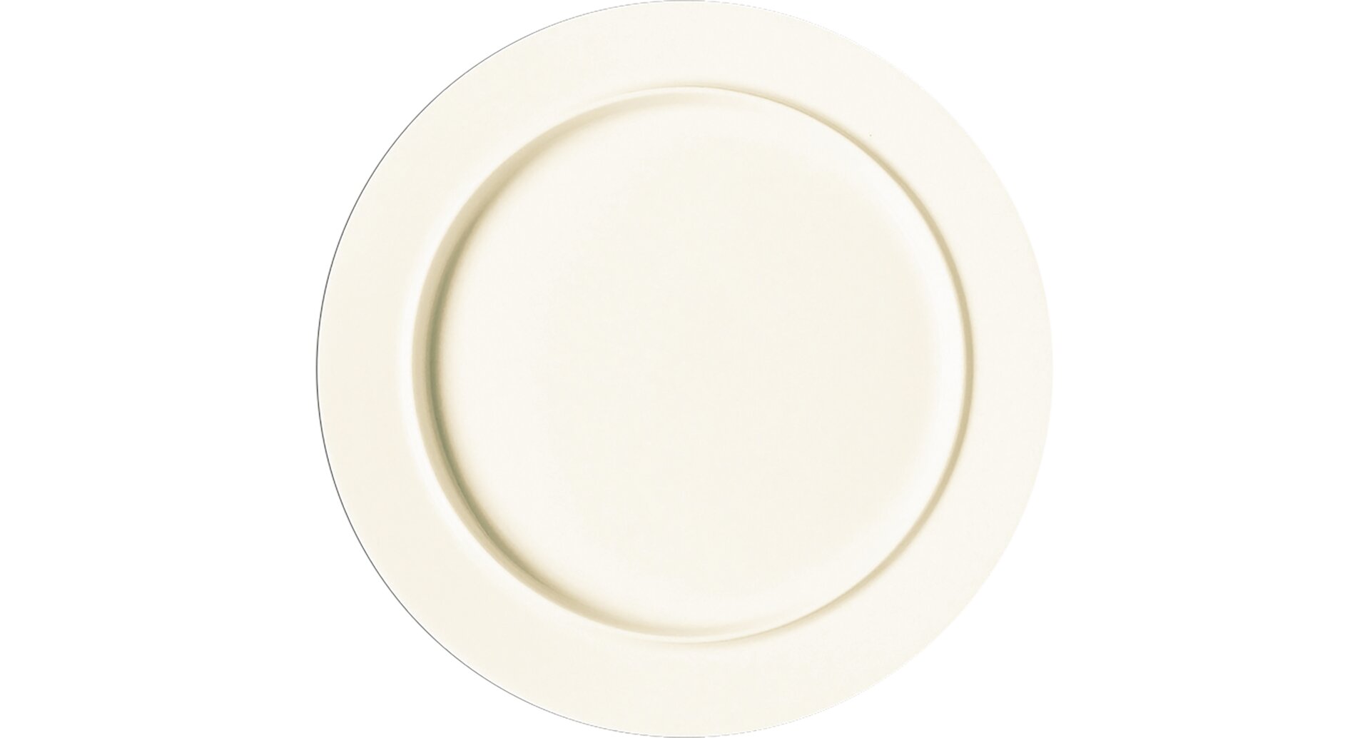 Nordic, Teller flach mit Rand ø 240 mm creme 