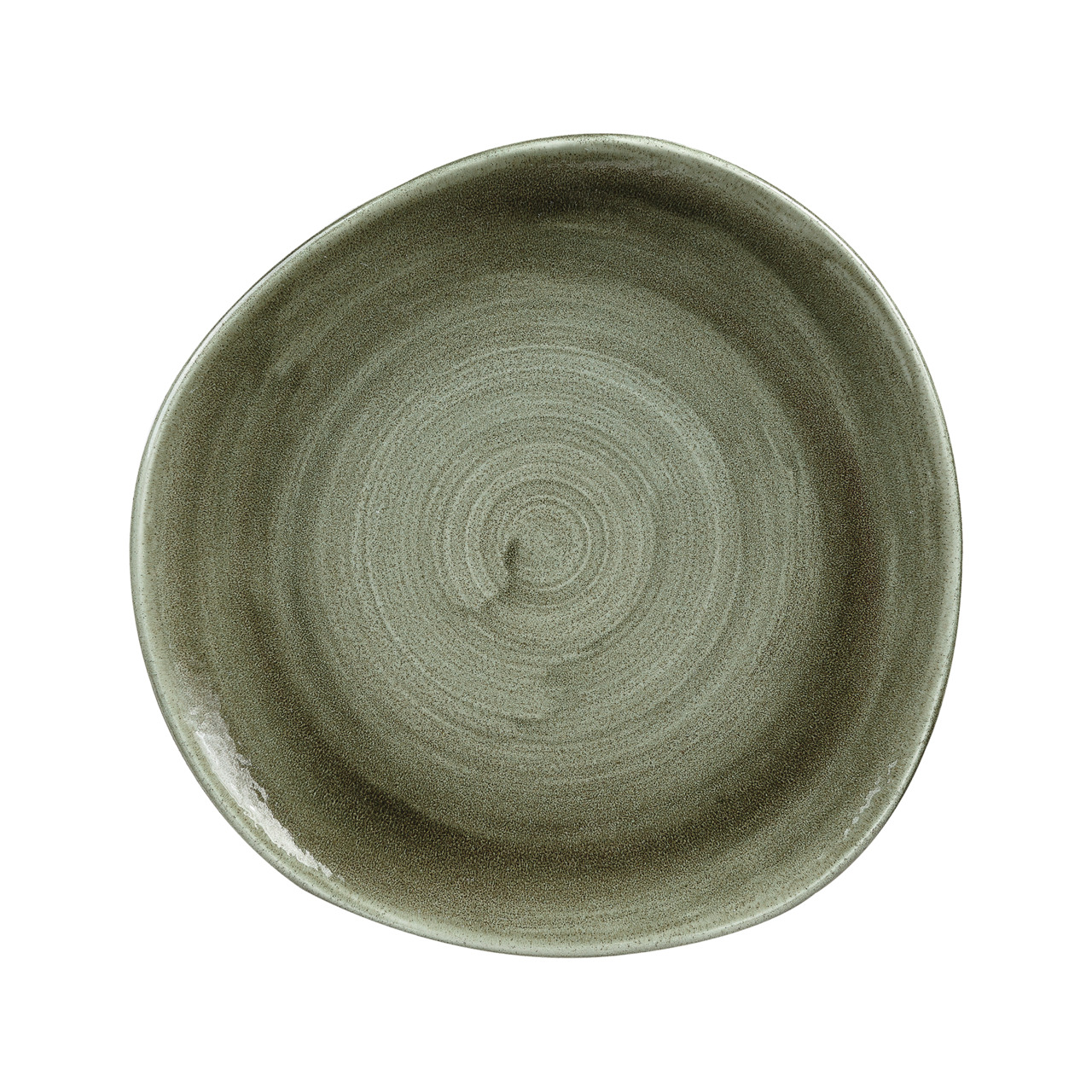 Stonecast Patina, Teller Trace ø 286 mm Burnished Green