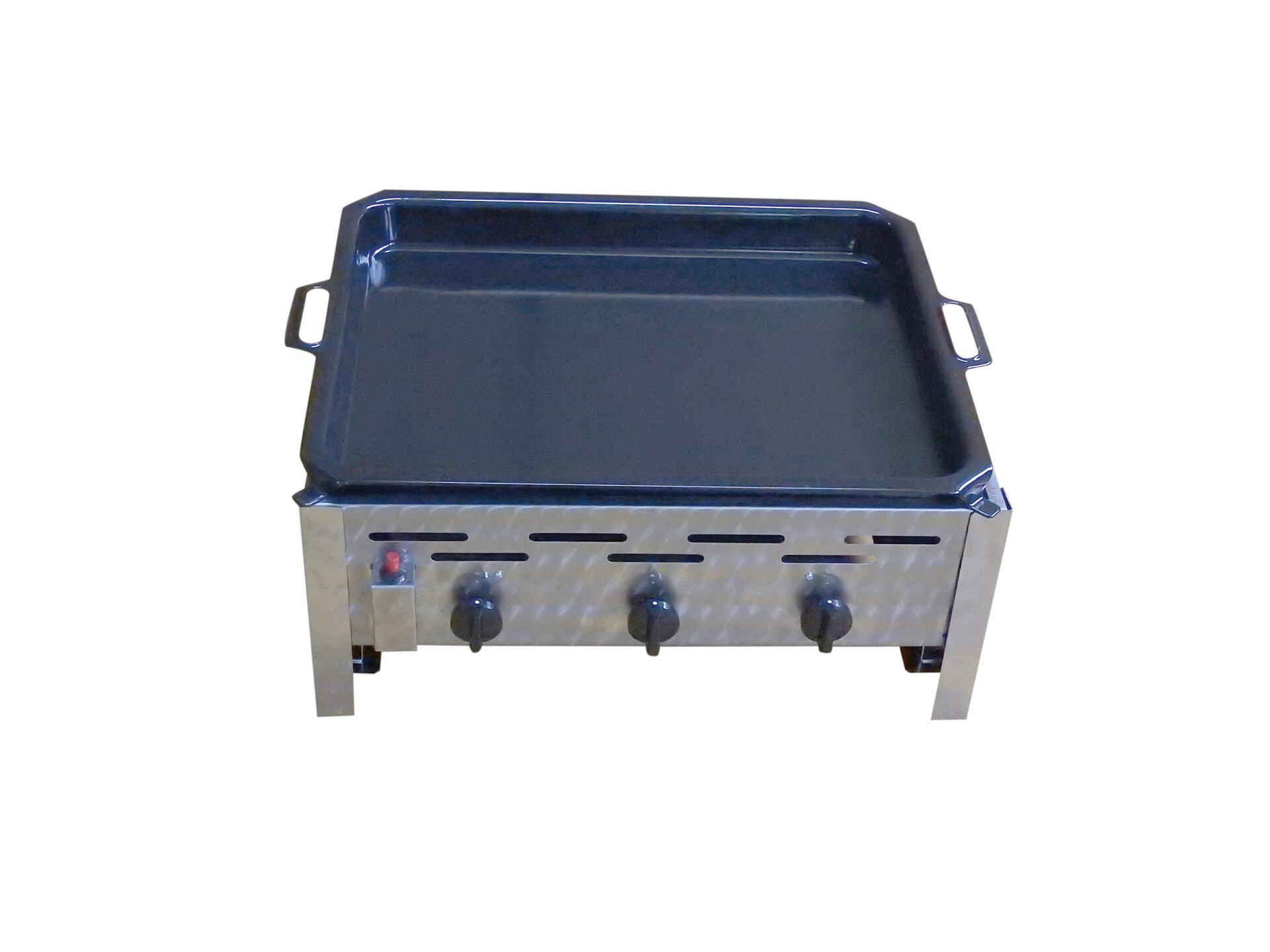 Profi-Gasbräter 3 flammig mit Pfanne