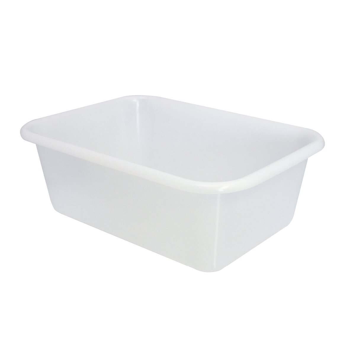 Teigwanne rechteckig 20,00 l / 530 x 405 x 145 mm weiß